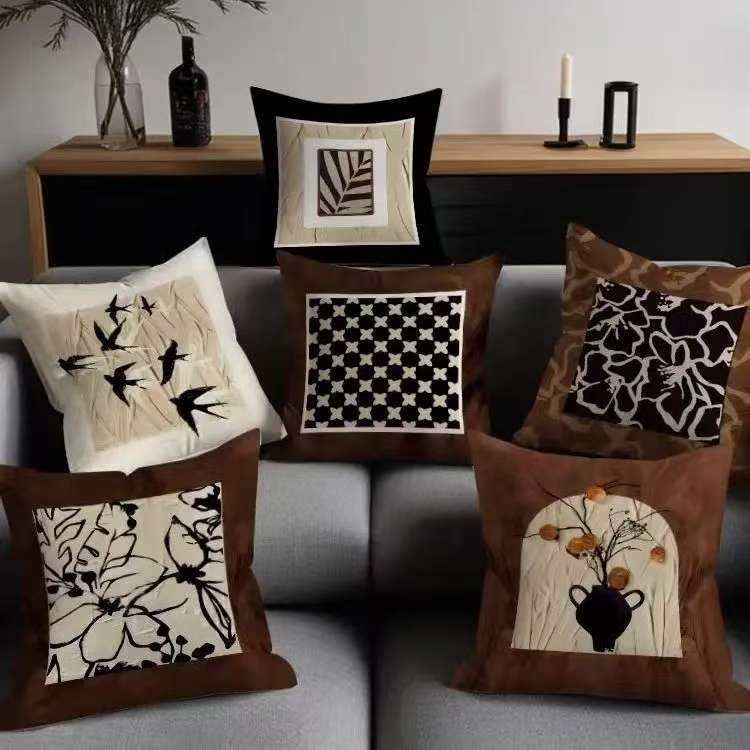 美拉德中古风客厅沙发抱枕靠垫欧式复古法式轻奢靠枕靠背卧室枕套,居家布艺,靠垫/抱枕,淘宝优惠券,粉丝福利购,淘宝优惠卷