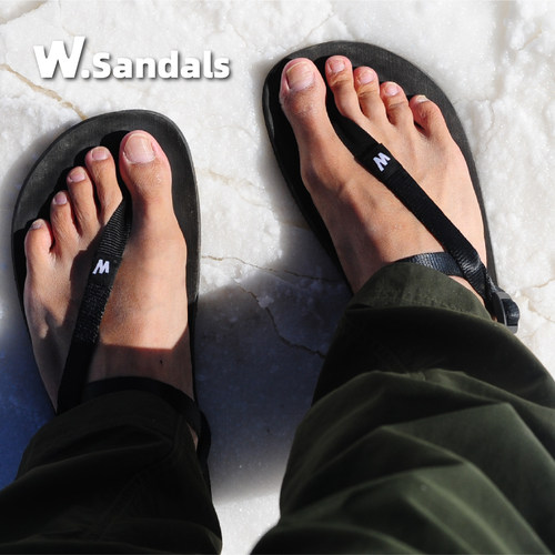 w.sandals超轻零落差赤足人字拖