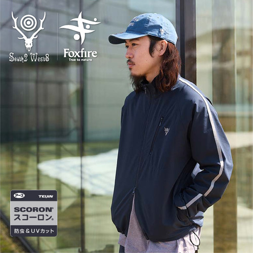 South2West8联名Foxfire帝人防蚊UV速干户外钓鱼机能外套长裤套装