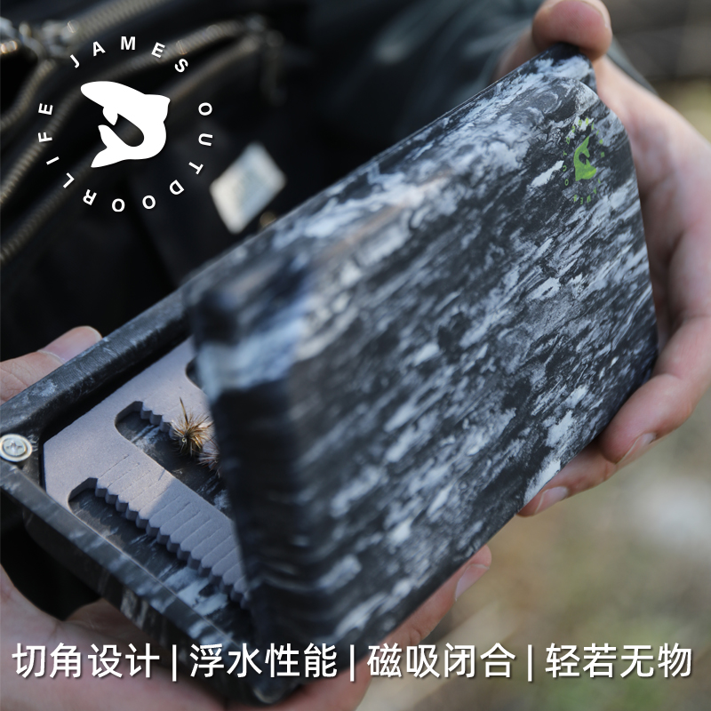 高密度EVA磁吸飞钩毛钩路亚饵盒