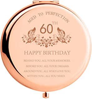 60th birthday gifts for women stainless steel portable compa