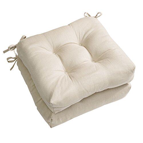 Madison Park Ridge Linen Square Chair Pad Pair Linen 16x16x4in the Rubber Material Science products, Rubber Products, Other rubber products category - from Buy2taobao.com to provide professional Taobao agent buy service