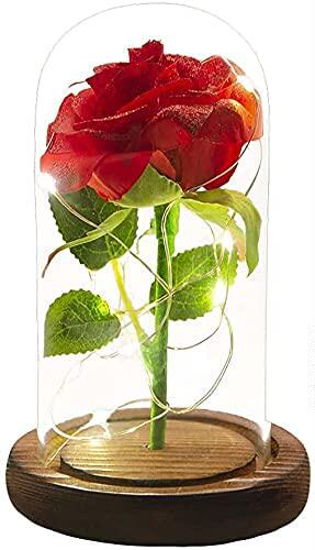 valentines rose gifts for her,beauty and the beast rose  re
