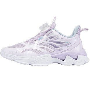 361童鞋女童单网旋钮跑步鞋儿童轻便减震运动鞋2025夏季K82423809