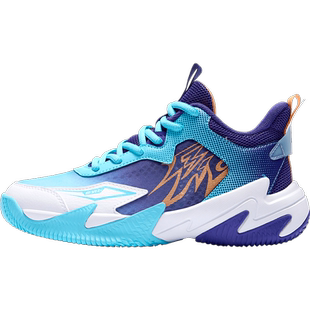 361童鞋悍将篮球鞋 男童透气耐磨运动鞋2025夏秋季儿童系鞋带球鞋