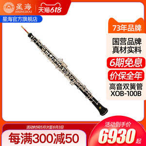 星海高音双簧管XOB-100B型号C调演奏高音双簧管巴松低音双簧管