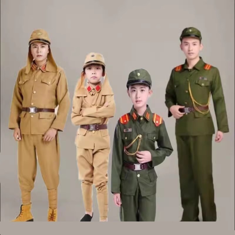 角色扮演套装演出服士兵军官服装抗战影视表演服战争鬼子兵汉奸