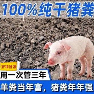 猪粪猪屎发酵有机肥料晒干发酵花卉蔬菜果树绿植通用型家用农家肥