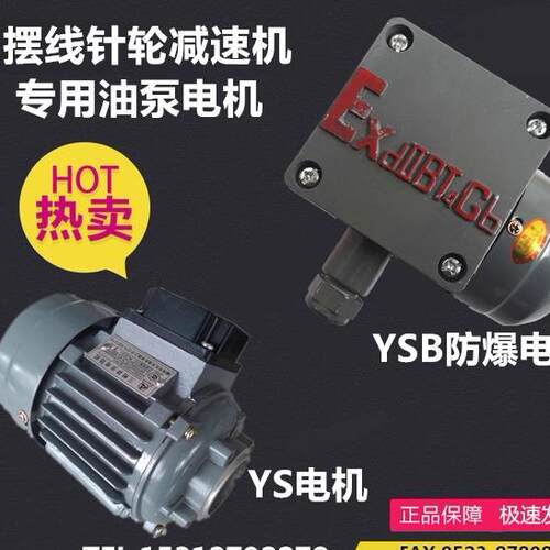 新款40W油泵电机YS5014三相异步电动机YS5024减速机油泵6包邮