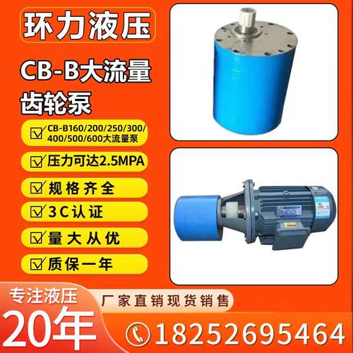 新款CB-B160/B200大流量齿轮油泵DCB-B250/B300/B350/B400/XC包邮
