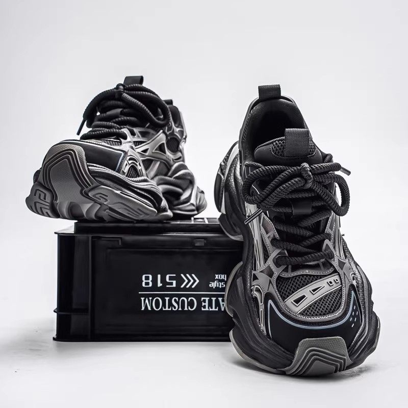 鞋子男鞋2026新款网红爆款厚底增高跑步休闲运动鞋潮牌男士老爹鞋,流行男鞋,老爹鞋,淘宝优惠券,粉丝福利购,淘宝优惠卷