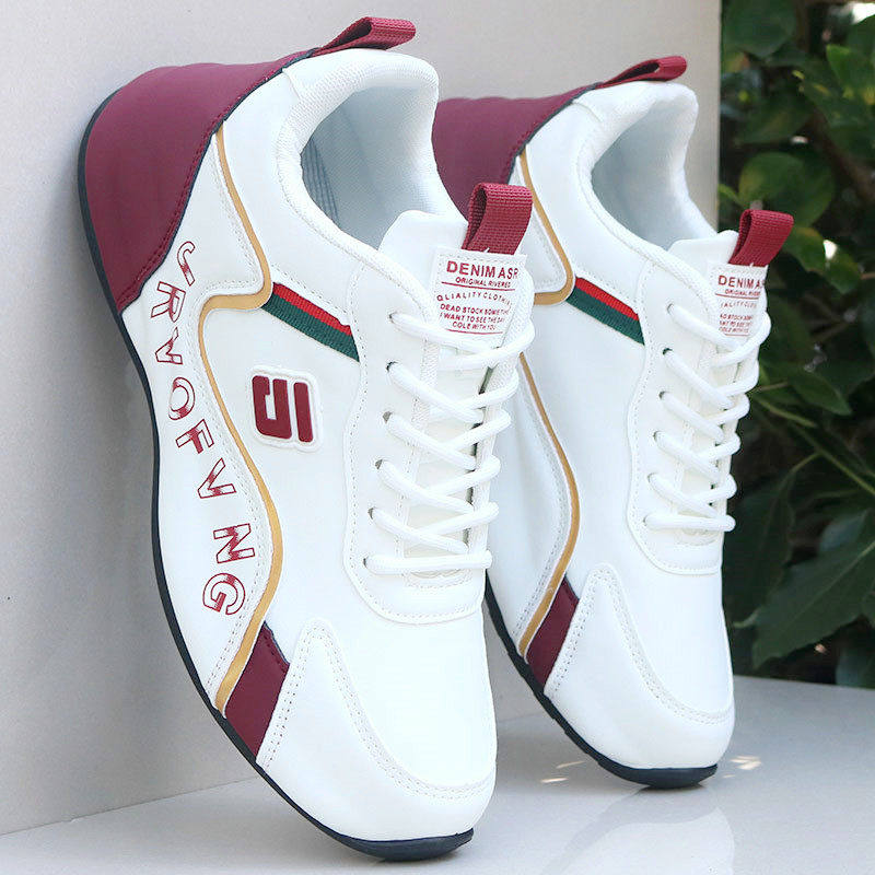 鞋子男款冬季2026新款男鞋皮面防水百搭旅游潮鞋运动鞋男士休闲鞋,流行男鞋,时尚休闲鞋,淘宝优惠券,粉丝福利购,淘宝优惠卷