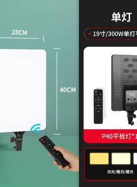 锐富图（Refutuna）直播补光灯摄影灯LED方形平板专业拍照高显柔