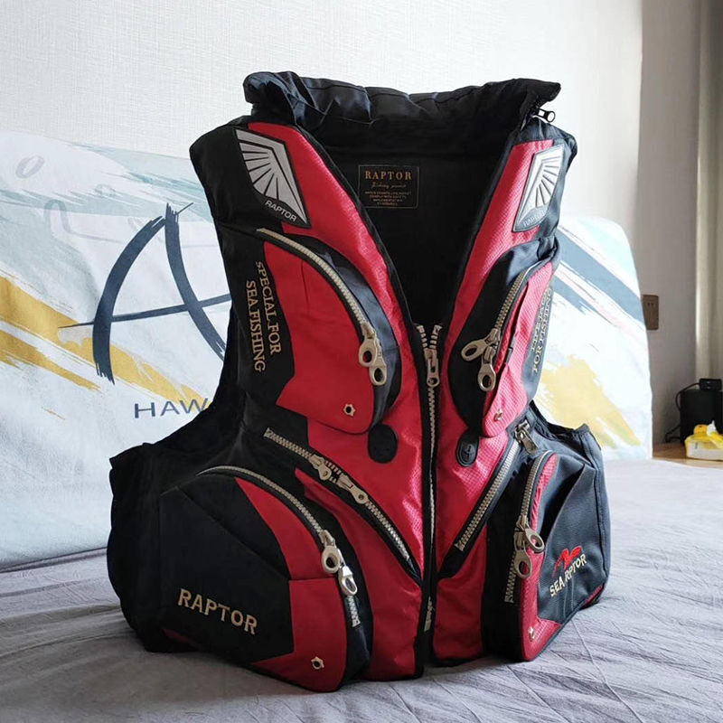 猛禽钓鱼救生衣大人船用大浮力背心便携矶钓路亚海钓垂钓装备新款