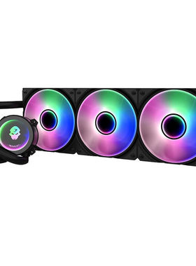 玩嘉境界120/240/360水冷cpu白色版5VARGB神光同步一体式英特尔AM