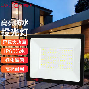 开尔照明（CARE）LED投光灯户外路灯园林照明建筑工地照明灯IP655