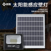 赣春太阳能灯庭院灯路灯家用室内户外投光灯遥控光控感应新农村一