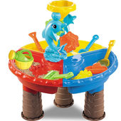 儿童沙滩玩具套装 沙滩桌玩具沙宝宝玩沙子大号沙漏挖沙铲子桶沙滩