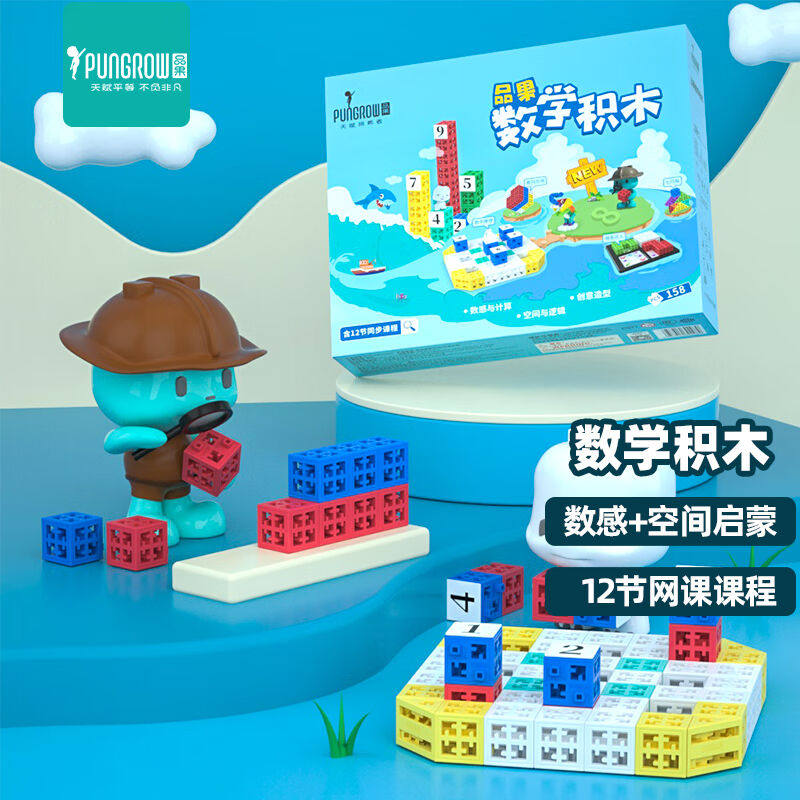 品果数学积木数感运算智力拼装空间思维推理训练桌游游戏儿童小学