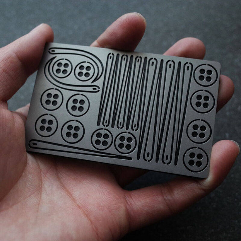 求生卡片户外美国CC钛合金Ti多功能组合工具卡片应急求生SOS钓鱼