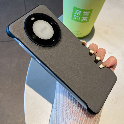 适用华为mate80pro仿皮无边框
