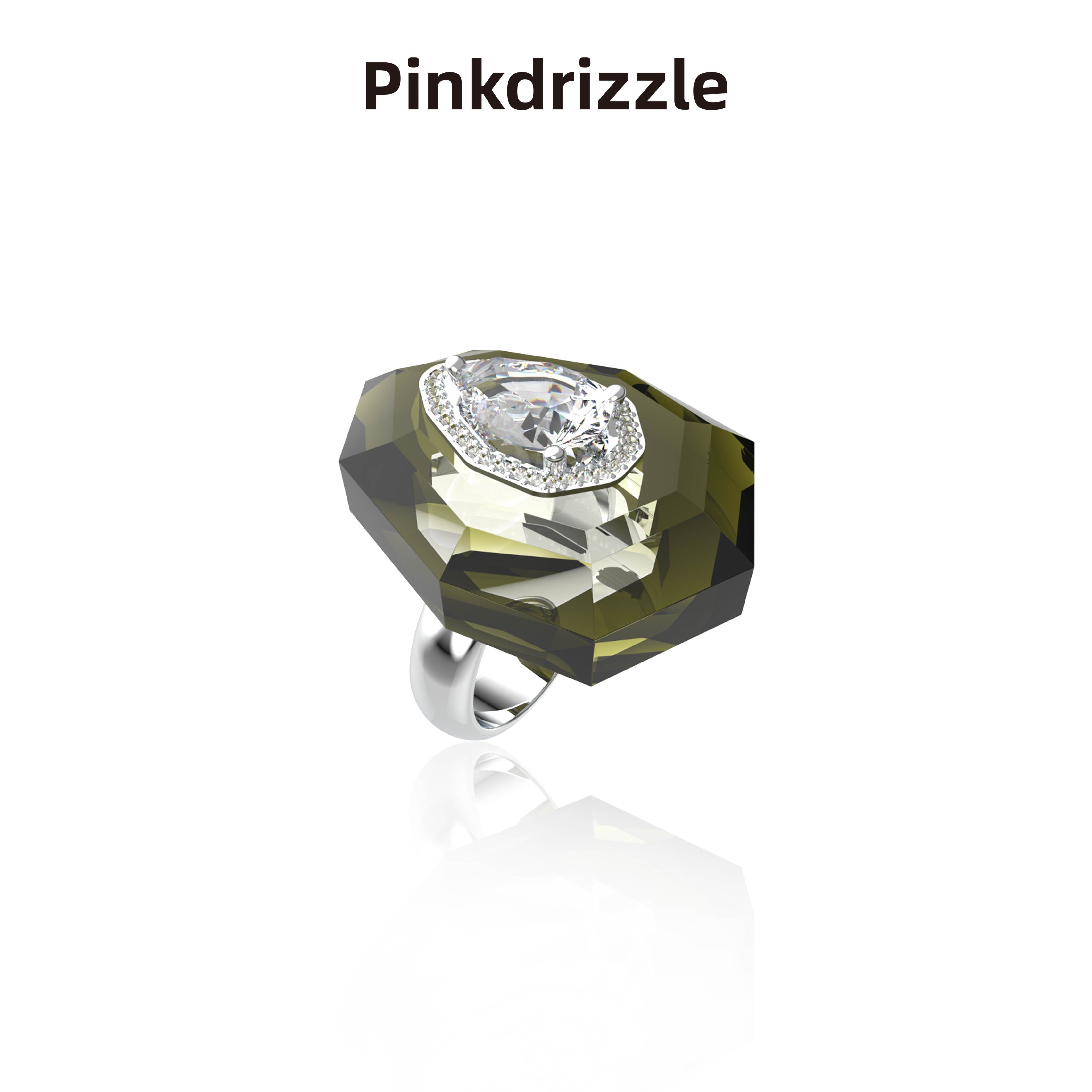 黛安娜神盾可调节戒指小众设计