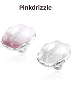 女原创设计清澈戒指可调节