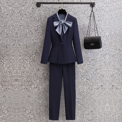 西装套装女时尚气质女神范高端物业酒店前台工作服职业西服正装