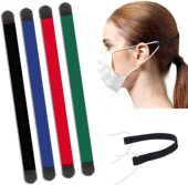 儿童成人口罩防勒带魔术粘贴调节带不勒耳朵延长绳防勒绳头戴式