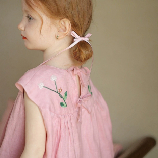 女童连衣裙夏季高级感五岁女孩公主裙三甜酷风超好看夏裙2025新款