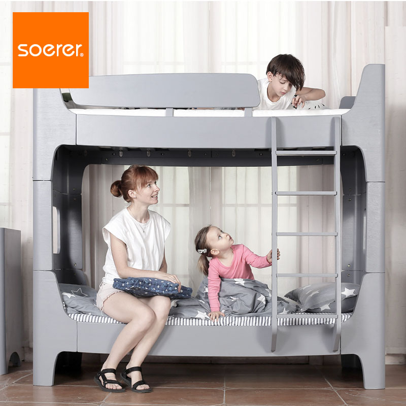 soerer儿童床成人双层床上下铺