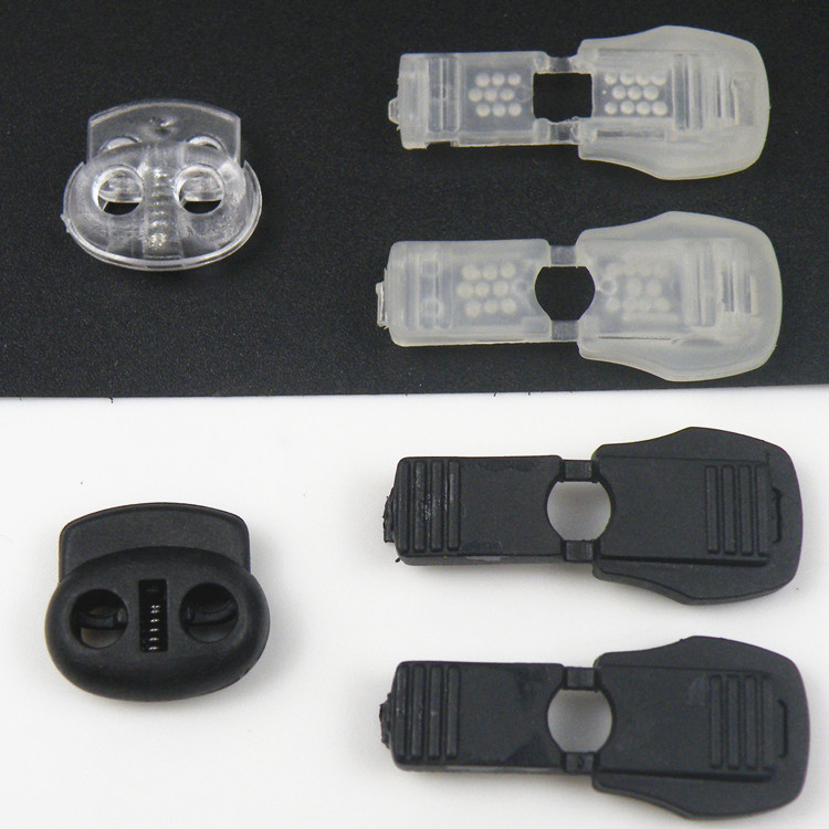 皮筋懒人鞋带夹扣尾扣替换