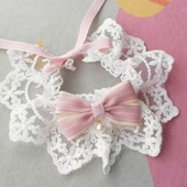 猫咪项圈狗狗围脖猫围脖小中型泰迪布偶可爱宠物饰品可调节猫围巾