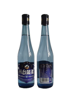 丛台酒40.8度丛台蓝柔简装酒500ml浓香型白酒口粮酒口感绵柔