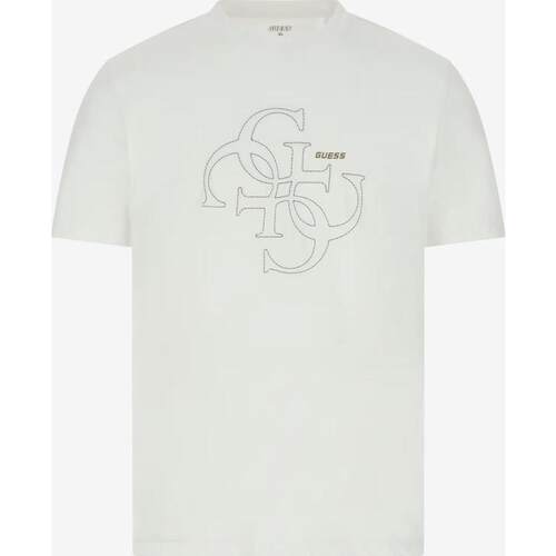 代购GUESS男士T恤透气舒适宽松日常休闲男装爆款