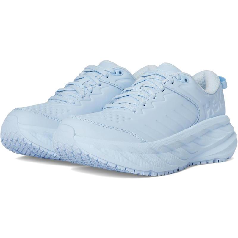 代购Hoka OneOne女士跑步鞋缓震防滑防水全天候舒适浅蓝色