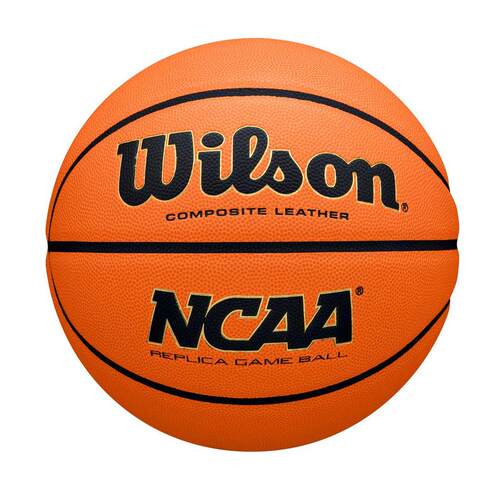 海外代购Wilson/威尔胜篮球耐磨防滑橙色合成皮室外室内NCAA复刻