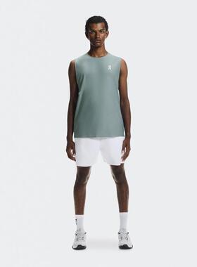 代购ON昂跑男士运动背心透气排汗灵活活动舒适穿着速干性能