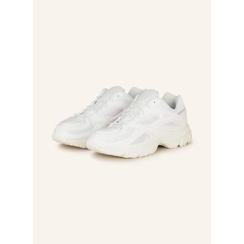 代购Reebok锐步男士运动板鞋缓震防滑透气轻便白色合成材质厚底