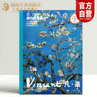 正版 现货西方大师原作高清解读凡高荷兰后印象派画家临摹大师作品美术技巧西方绘画艺术书星夜向日葵乌鸦等艺术作品解读湖南美术