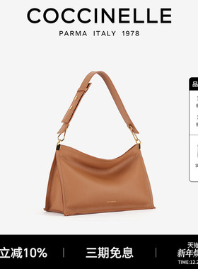 COCCINELLE可奇奈尔Snip 女士牛皮背包单肩包礼物送女友