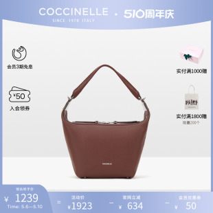 牛皮单肩手提包 COCCINELLE 可奇奈尔MINTHA时尚