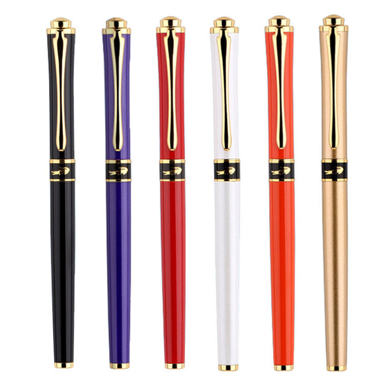 欧洲鳄鱼crocodile266暗尖钢笔特细财务笔