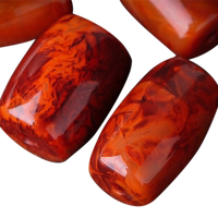 蜜蠟南紅瑪瑙星月菩提整套腰珠