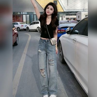 夏季茶系穿搭一整套微胖女生显瘦遮肉韩剧梨型身材穿搭两件套装女