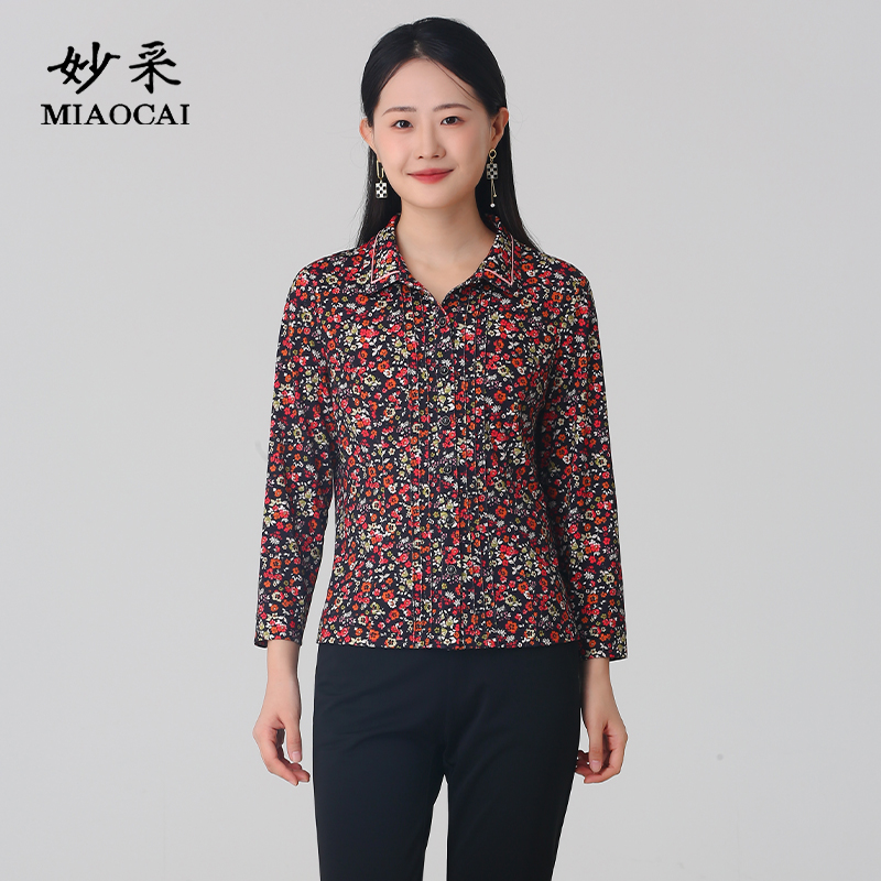 妈妈装春秋新款洋气时尚女装