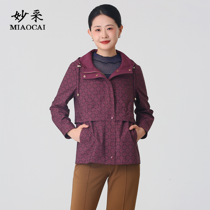 妈妈装春秋款洋气时尚外套