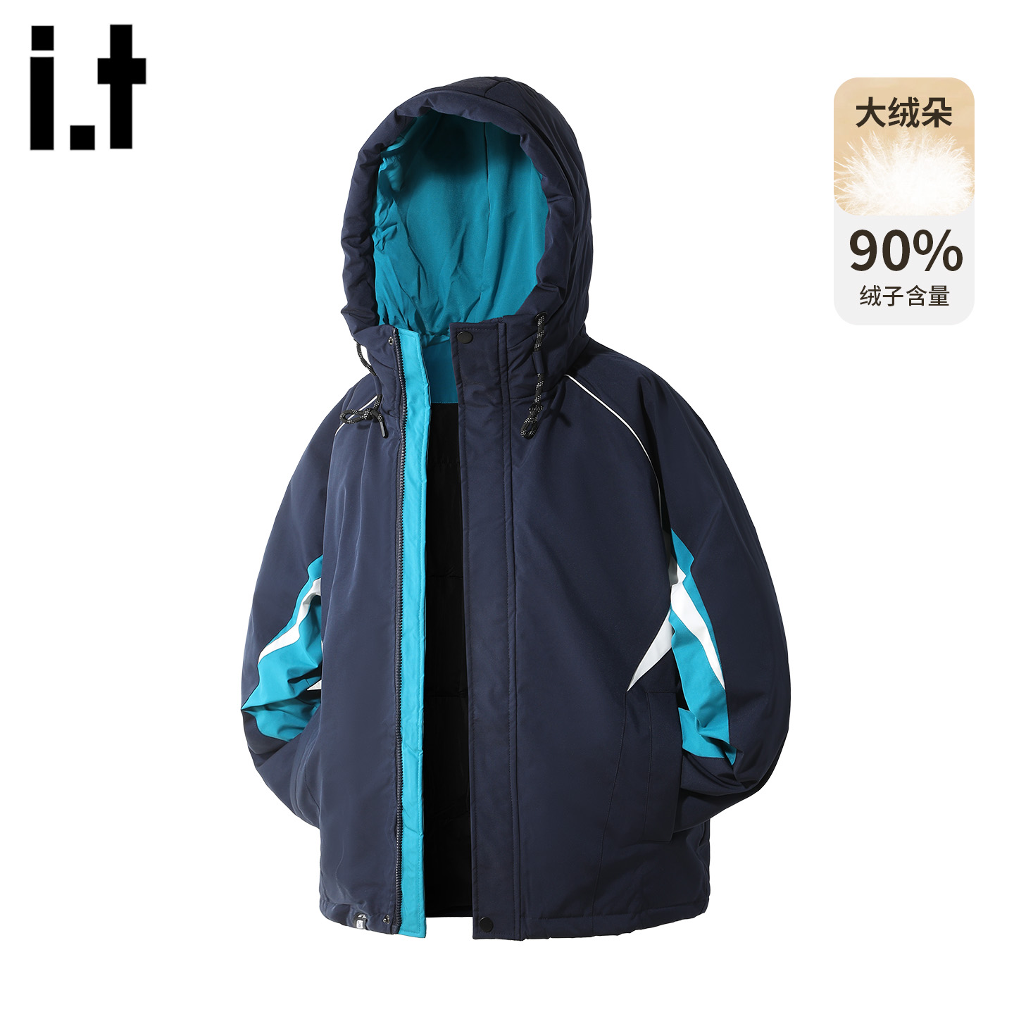 it5cm户外防寒冲锋衣羽绒服