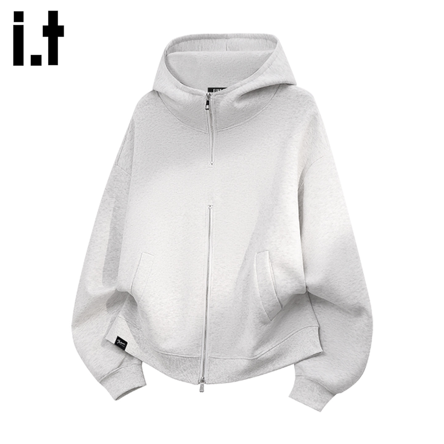 it :5cm/FIVECM重磅连帽卫衣男款半开双拉链春季宽松休闲长袖外套,男装,卫衣,淘宝优惠券,粉丝福利购,淘宝优惠卷