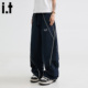 5cm 潮流宽松薄款 FIVECM夏季 伞兵裤 男女同款 阔腿休闲运动裤